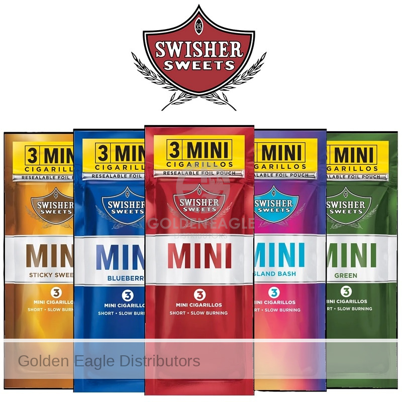 Swisher Sweets Mini Cigarillos 3pk - 15 / Display