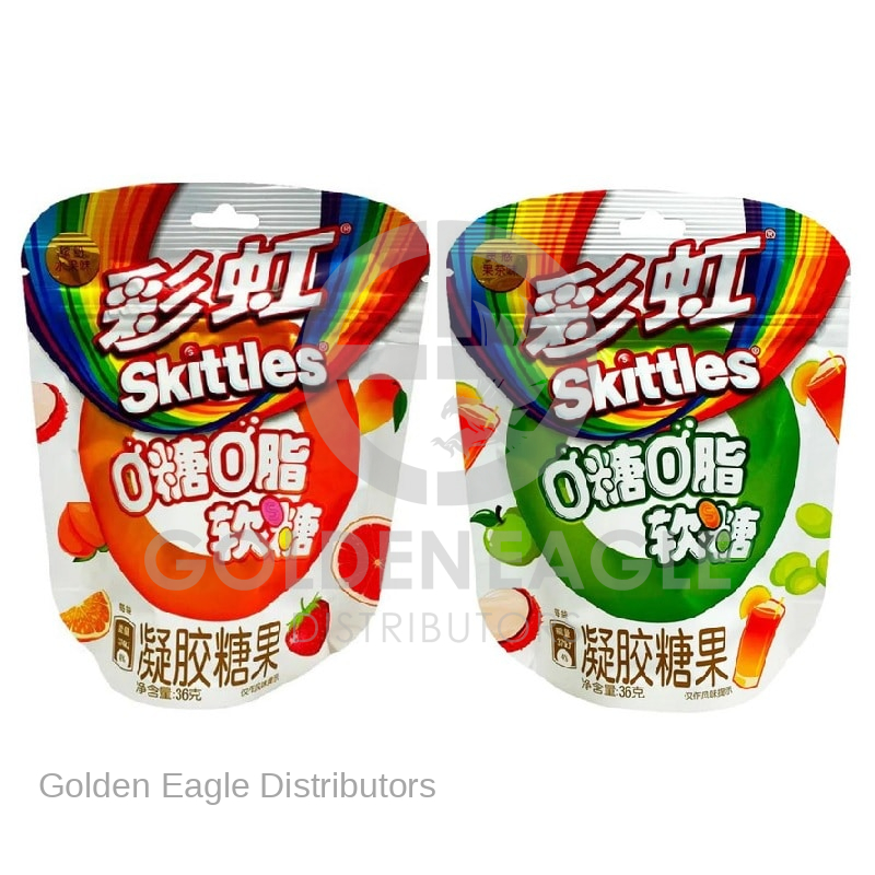 SKITTLES Zero Sugar Gummies - 40g 48 pack / Case