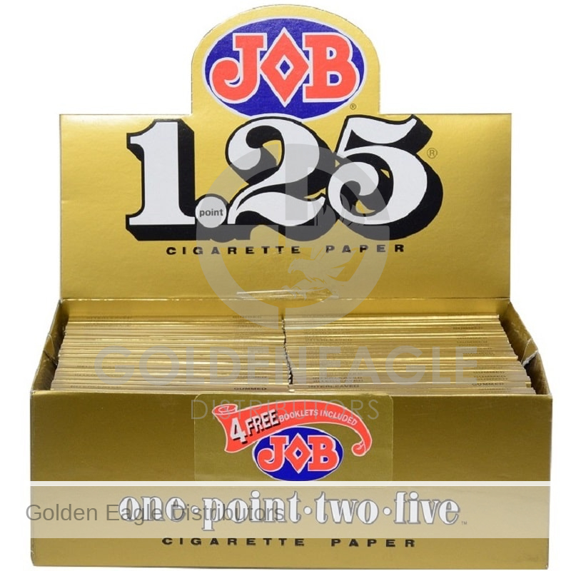 JOB - Gold ROLLING PAPERS 1 - 100 / Display