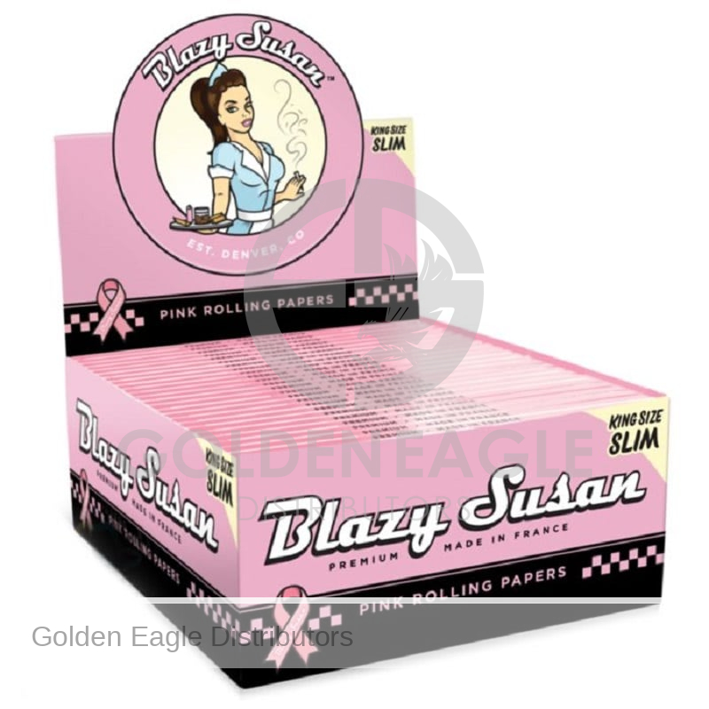 Blazy Susan Pink King Size PAPER - 50 / Box