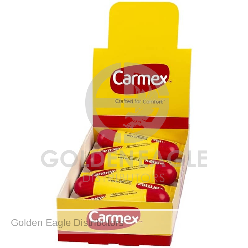 Carmex Original Lip Balm Tube - 12 Units / Display