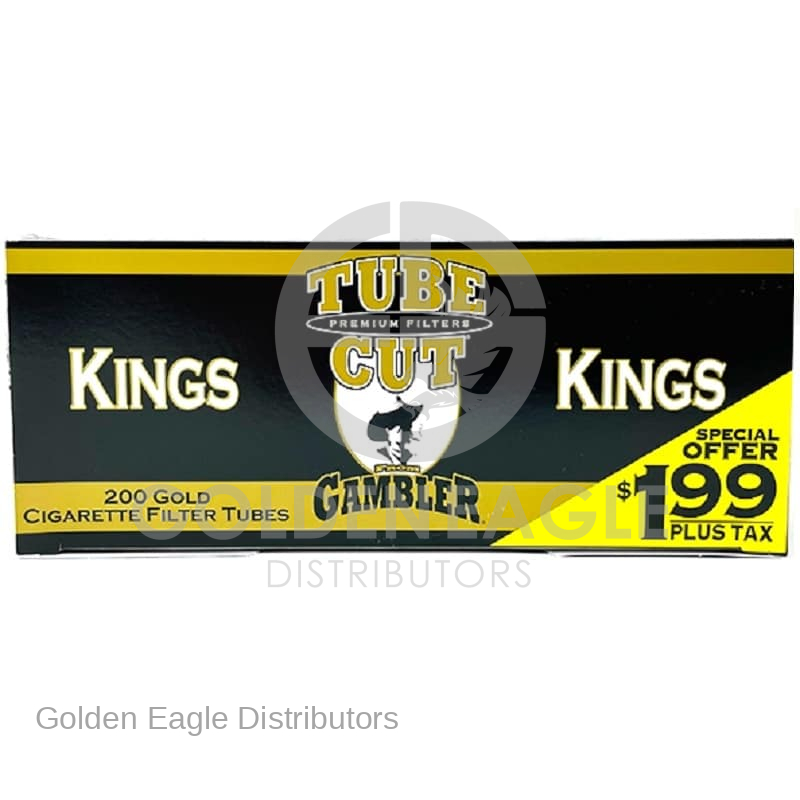 Gambler Gold King Size PP $1.99 200 Tubes 5BX / Sleeve