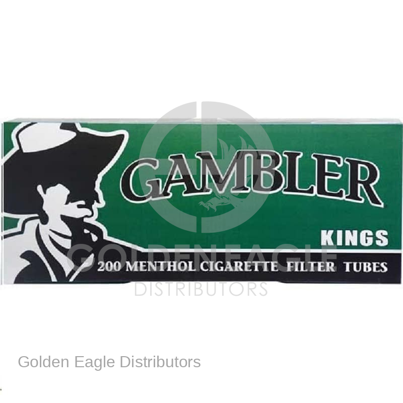 Gambler Menthol King Size PP $2.49 200 Tubes 5BX / Sleeve