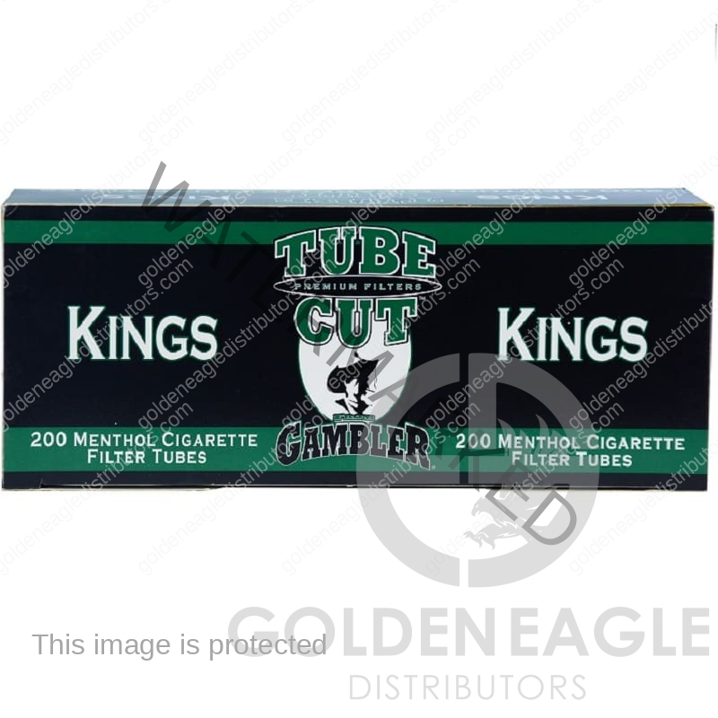 Gambler TubeCut - Menthol King Size 200 Tubes 5BX / Sleeve