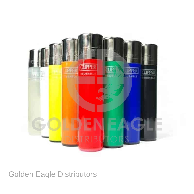 Clipper LIGHTERs - Solid Assorted - 48/ Display