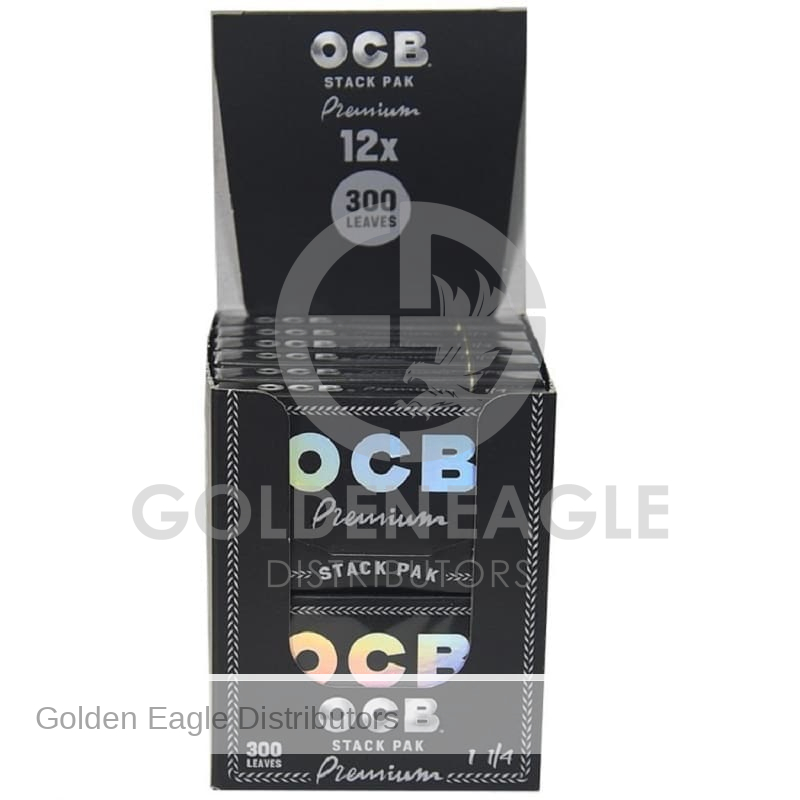 OCB - Premium ROLLING PAPERS Stackpack 1  + Tips - 24 / Display