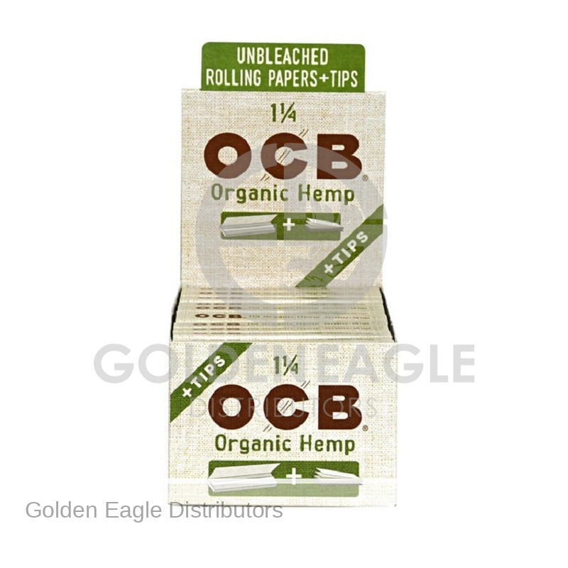 OCB - Organic ROLLING PAPERS 1?  + Tips - 24 / Display