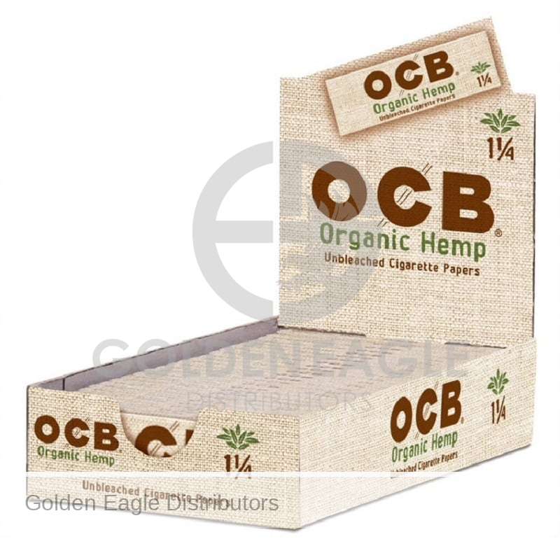 OCB - Organic Hemp ROLLING PAPERS 1 - 24 / Display