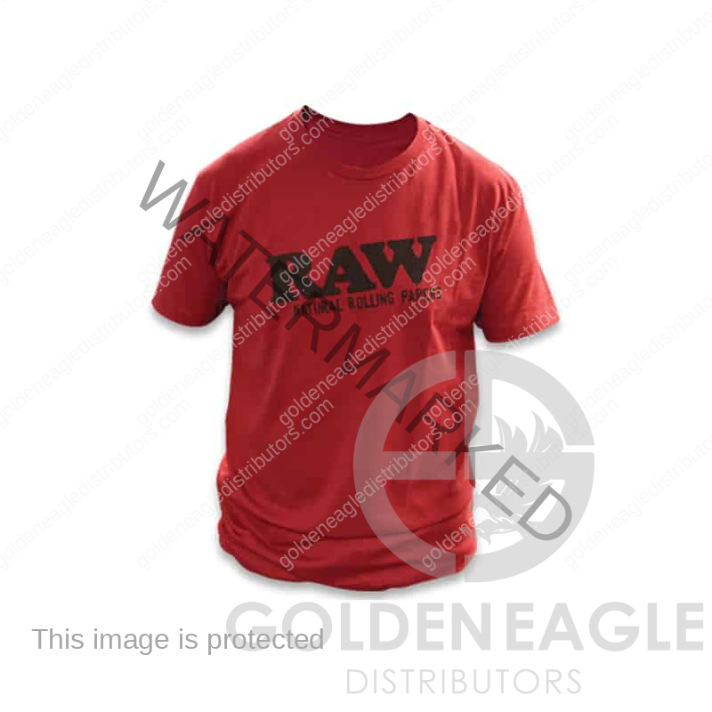 RAW - T-Shirt Red Logo - SHORT Sleeves