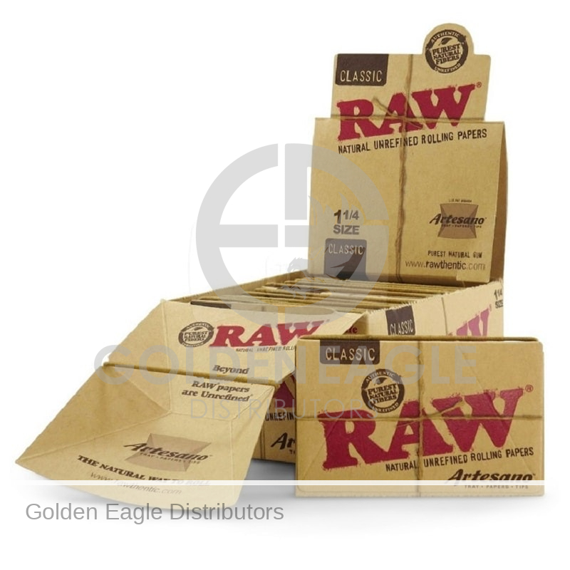 RAW - Organic Hemp Artesano ROLLING PAPERS 1 (50ct) - 15 / Display