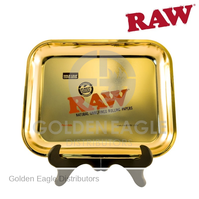 RAW - GOLD Platted Rolling Tray