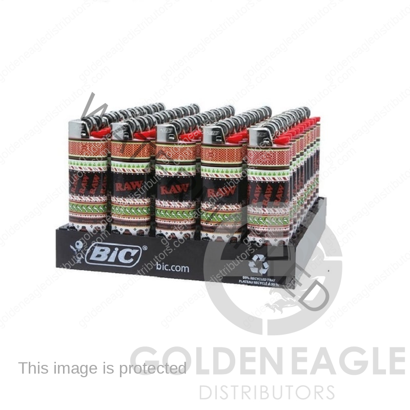 BIC - Raw HOLIDAY Lighters - 50 Lighters / Tray