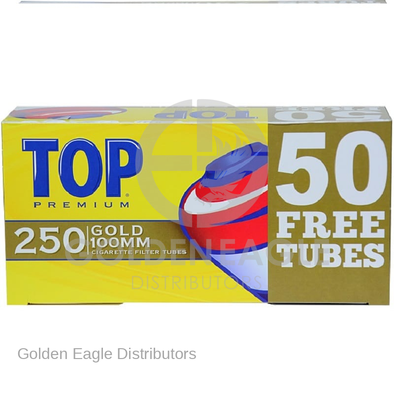 TOP Gold 100MM 250 Tubes 5BX / Sleeve