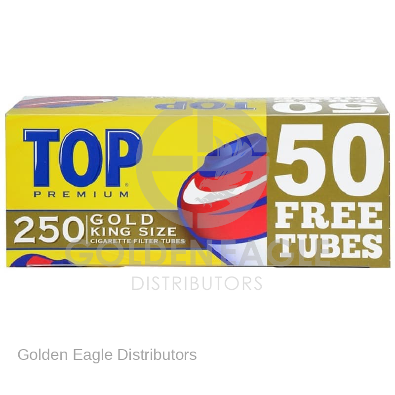 TOP Gold King Size 250 Tubes 5BX / Sleeve