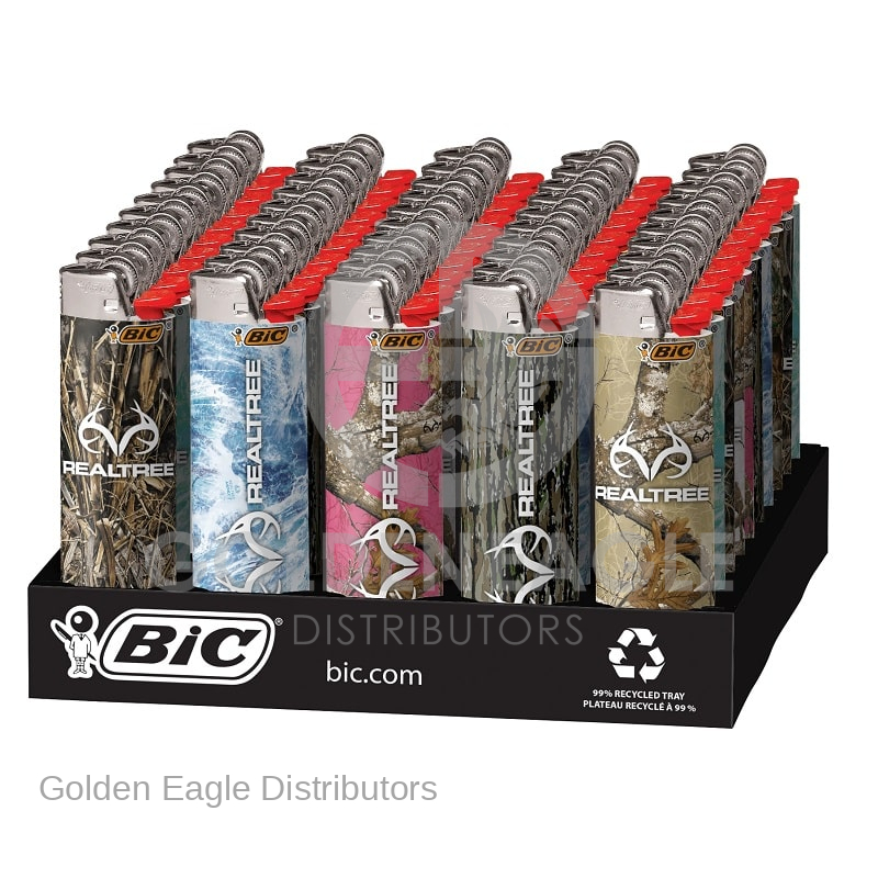 BIC Hunter Series LIGHTERs - 50 LIGHTERs / Tray